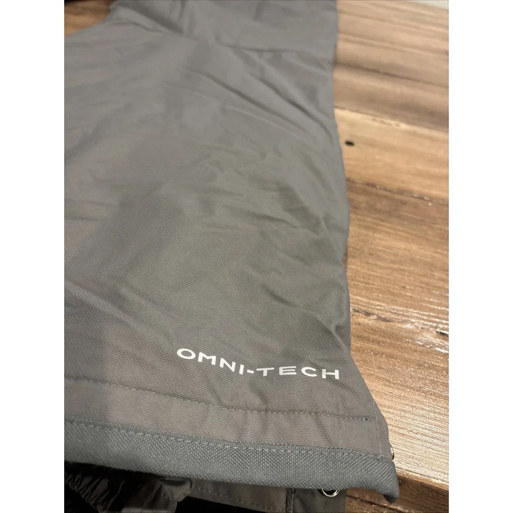 Columbia Ski Pants‎ Mens XL Gray Waterproof Insulated Omni-Tech Snow Adjustable
